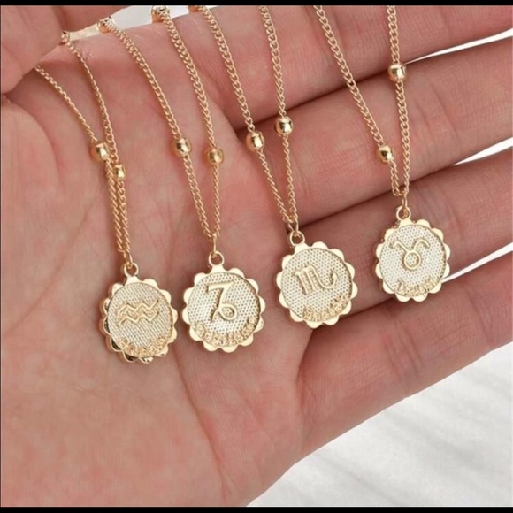 Zodiac sign coin pendant necklace - Picture 9 of 12